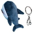 thumbnail image 4 of KAKOWELY Llavero de peluche de tiburón, llavero de peluche con abalorio de animal de peluche para cartera, bolso, mochila, 4 of 4