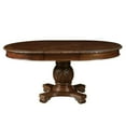 thumbnail image 3 of Cherry Round Dining Table Set 5 Chateau De Ville 64170 Acme Traditional Classic, 3 of 5