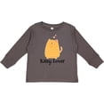 thumbnail image 3 of Inktastic Kitty Lover Orange Tabby Cat Girls Long Sleeve Toddler T-Shirt, 3 of 5