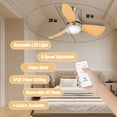 thumbnail image 2 of Ventilador de Techo Empotrado de 30 Pulgadas con Luz - Pequeño Ventilador de Techo con Luz para Recámara/habitación de Niños/habitación Pequeña - Uso Interior/exterior - Registro de 3 Aspas, 2 of 7