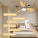 thumbnail image 2 of Ventilador de Techo Empotrado de 30 Pulgadas con Luz - Pequeño Ventilador de Techo con Luz para Recámara/habitación de Niños/habitación Pequeña - Uso Interior/exterior - Registro de 3 Aspas, 2 of 7