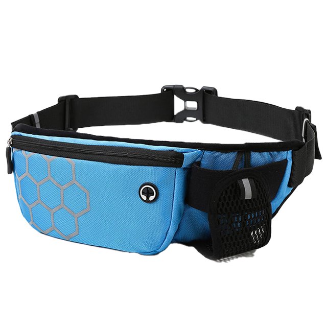 Hukapapa Kettle monedero ajustado equipo de maratón nylon deportes al aire libre teléfono móvil bolso para correrazul