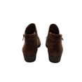 thumbnail image 2 of SUN STONE Womens Brown Breathable Non-Slip Abby Round Toe Block Heel Booties 9.5 M, 2 of 10