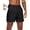 Black, variant on PULI Men's Golf Shorts 5" Inseam Stretch Waterproof Hybrid Performance Shorts with 5 Pockets for Travel, Hiking, Casual and Business