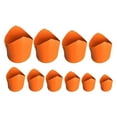 thumbnail image 2 of Ten Models Precision Pipe Saddle Template Cutting Plumbing Pipe Saddle Template Kit Metal Pipes Insulation Cutting For Installation Tools Accurate Arc Edge Cut, 2 of 6
