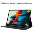thumbnail image 3 of For Samsung Galaxy Tab S7 2020 11" (Model SM-T870/T875) with S Pen Stand, Ultra Light Stand Cover, with Auto Wake/Sleep, Green, 3 of 4