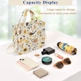 thumbnail image 5 of FORMRS Womens Corduroy Tote Bag Crossbody Shoulder Handbag with Pocket, Beige Birds Floral, 5 of 7