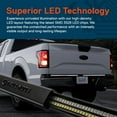 thumbnail image 2 of 60 Inch LED Tailgate Light Bar for Pick Up Trucks Trailers Vehicles [Dark Smoked Finish][Rigid Aluminum Frame][Ignition Start Light Sequence][Sequential Turn Signals][TBT Running Brake Reverse Light], 2 of 8