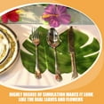 thumbnail image 5 of ELAYARD 1Set Artificial Monstera Leaves and Hibiscus Flowers Assorted Color Tropical Faux Leaf Decor for Party, 5 of 6