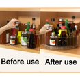 thumbnail image 3 of Rotator Rotator 11 Inch Tray Kitchen Round Rotating Organizer Table Suitable for Kitchen Cabinets Refrigerator Bathroom Rotating Food Storage (Color : Transparent), 3 of 5