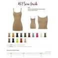 thumbnail image 5 of A2Y Women's Seamless Adjustable Basic Strap Camisole Ivory SM, 5 of 5