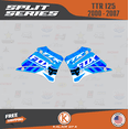 thumbnail image 2 of Kalair GFX Graphics Kit for Yamaha TTR125 (2000-2007) Split Series, 2 of 5