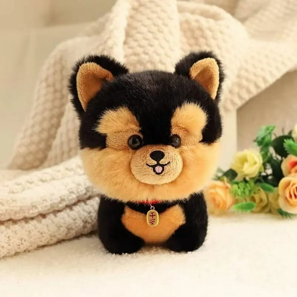 6 Styles Cute Dogs Plush Toy Lifelike Pet Puppy Stuffed Chow Husky Corgi Akita Bichon Frise Baby Doll For Children Kids Gifts