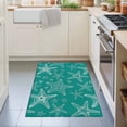 Coastal Sea Starfish Seamless Rectangle Area Rug 2x3ft,Living Room Rug ...