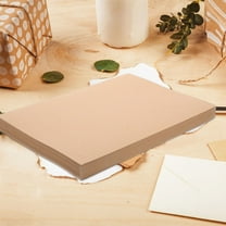 CIMAXIC 50pcs Brown Cardboard Paper for Crafts DIY Background Art Photography Projects School Projects