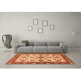thumbnail image 3 of Ahgly Company Indoor Rectangle Oriental Orange Traditional Area Rugs, 4' x 6', 3 of 4