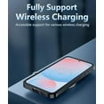 thumbnail image 5 of KOMI for Samsung Galaxy S24-FE Case: Clear Military Grade Drop Protection Anti Yellowing Slim Case - Rugged Shockproof Protective Transparent Cell Phone Cover Black, 5 of 5