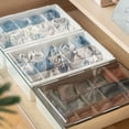 thumbnail image 3 of 1 caja organizadora para guardar calcetines y ropa interior con varias rejillas., 3 of 7