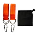 thumbnail image 3 of BESTYASH 1Set Outdoor Polyester Hammock Tree Straps Orange Lightweight and Sturdy for Camping, 3 of 3