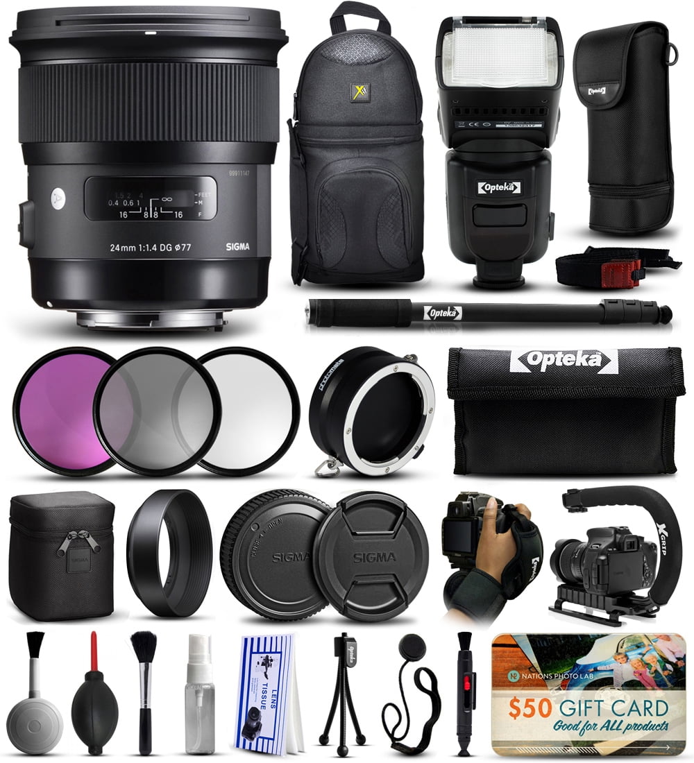 Sigma 24mm F1.4 DG HSM Art Kits - Walmart.com