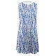 thumbnail image 4 of ICHUANYI ClearanceFashion Women Casual Sexy Round Neck Printing Dresses Summer Sleeveless Pullover Dress(Blue, XL) ICHUANYI WER20232080504437, 4 of 5