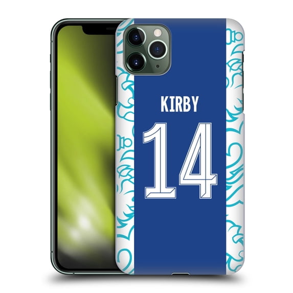 Head Case Designs Officially Licensed Chelsea Football Club 2022/23 Women's Home Kit Fran Kirby Hard Back Case Compatible with Apple iPhone 11 Pro Max