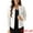White, variant on DARING DIVA Women's Notch Collar Long Sleeve Business Casual Open Front Blazer XS Black