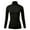 BLACK, variant on Women Soft Long sleeve Lightweight Turtleneck Top
