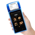 thumbnail image 1 of Riwcyla Handheld POS Receipt Printer Android 8.1 PDA Terminal 1D2DQR 3G WiFi Communication with 5 Inch Touchscreen for Supermarket Restaurant Warehouse Retail Inventory Logistics, 1 of 6