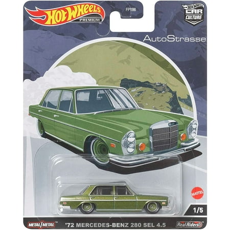 Hot Wheels Premium Car Culture AutoStrasse 1/5 - '72 Mercedes-Benz 280 SEL 4.5 - Auto Strasse