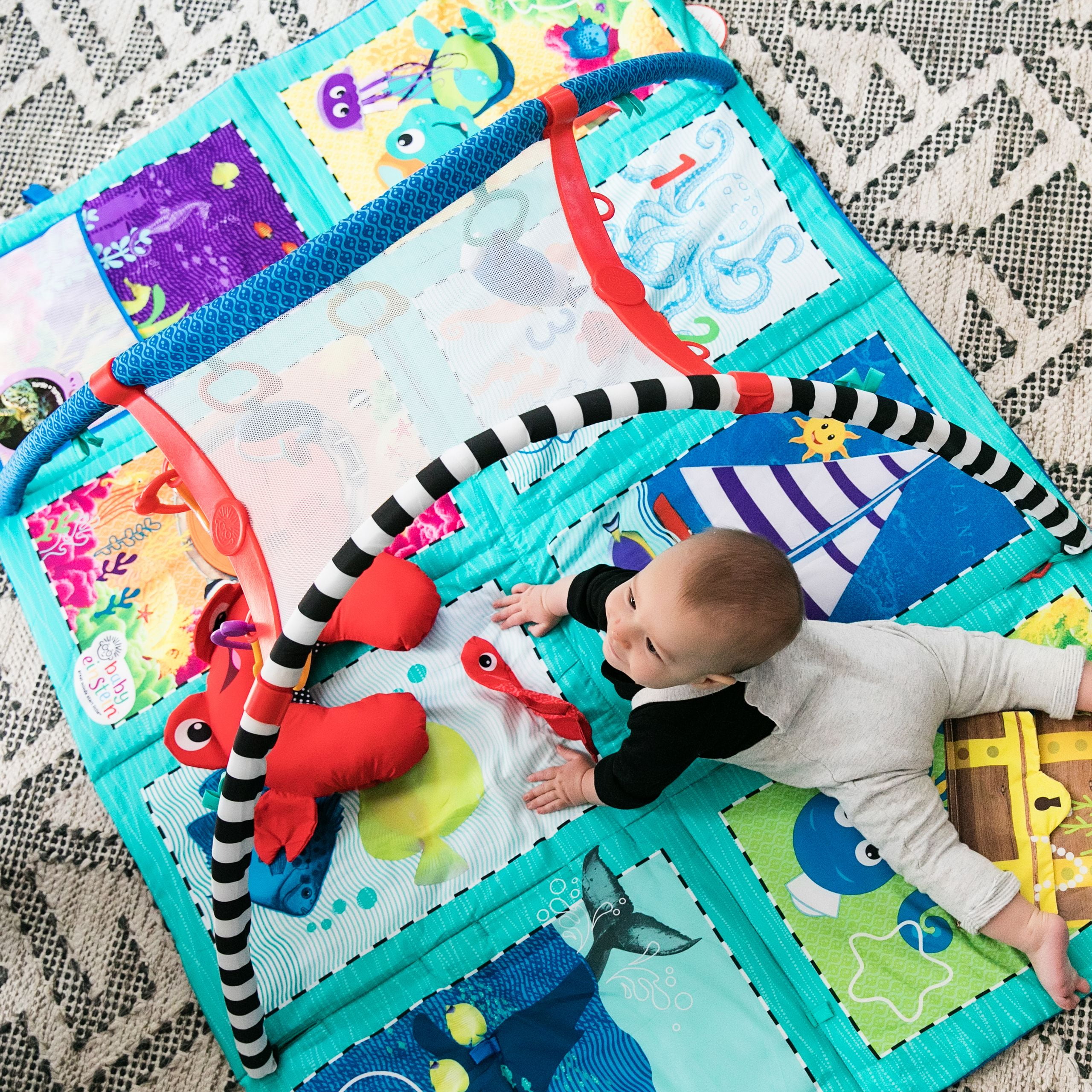 Discovery Seas Multi Mode Baby Play Gym And Mat Walmart Com