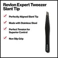 thumbnail image 3 of Revlon Expert Eyebrow Hair Removal Tweezer, Tweezers For Men, Women & Kids, Stainless Steel, 3 of 3