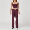 thumbnail image 1 of Top-kevin Womens Workout Sets Two Piece Spaghetti Straps Tank Top Matching High Waist Leggings Gym Work Out Outfits with Pockets, 1 of 5