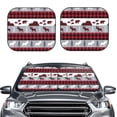 thumbnail image 2 of Saiise Buffalo Plaid Forest for Foldable Car Sun Shades (2-Pack) Offer Sun Protection with an Easy-fold Design for Convenient Windshield Shading-Small, 2 of 6
