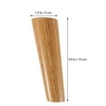 thumbnail image 2 of OULII 1 Set Furniture Legs Sloped Edge Wood Table Legs Oak Solid Wood for DIY Projects, 2 of 8