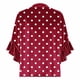 thumbnail image 5 of Tejiojio Women's Casual Printed Top Lace Trim V-Neck 3/4 Sleeves Button Down Fashionable Daily Wear, 5 of 6