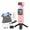 Pink, variant on Ourlife 4K Compact Vlogging Camera with Handheld Gimbal & Desktop Tripod, Auto Face Tracking, 18X Zoom, Touchscreen, Wifi, 64GB Card, Gunmetal