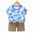 thumbnail image 6 of Toddler Boy Clothes Sets Cute Skateboard Bear Print Urban T-Shirt & Heather Gray Shorts 2-Piece Outfit Street Style Outfit 2-11 T, 6 of 6