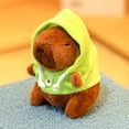 thumbnail image 2 of Capybara Plush Toy Hoodie with Wings Plush Pendant Small Size Stuffed Animals Simulation Doll Birthday Party, 2 of 5