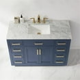 thumbnail image 3 of Ivy 48" Marble Countertop Single Vanity w/o Mirror Royal Blue, 3 of 9