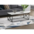 thumbnail image 4 of Safdie & Co. Coffee Table 44L Marble Black Metal, 4 of 5
