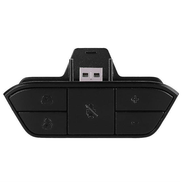 Xbox One Dustproof Stereo Headset Adapter with Game Controller and Stereo Audio Synchronization