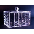 thumbnail image 3 of Clear Acrylic Cotton Swab & Cotton Pad Q tip Storage Holder, 3 of 3