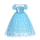 thumbnail image 3 of Disney vestido de princesa Cenicienta para niñas, ropa de fiesta de cumpleaños, Carnaval, disfraz de Elsa, Anna, Bella, Rapunzel, Aurora, Encanto, 3 of 5