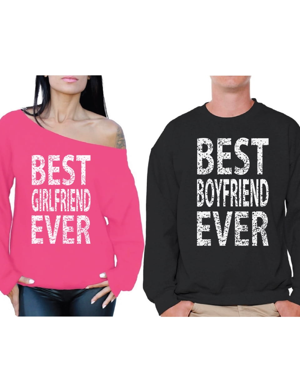 Awkward Styles Couple Sweatshirts Girlfriend Boyfriend Sweaters for Couples Best Girlfriend Ever