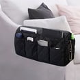 thumbnail image 2 of Generic Violet Hanging Sofa Organizer with 14 Pockets for Home, Office, and Travel - Durable Polyester Storage Bag for Remotes, Phones, Books, and More, 2 of 7