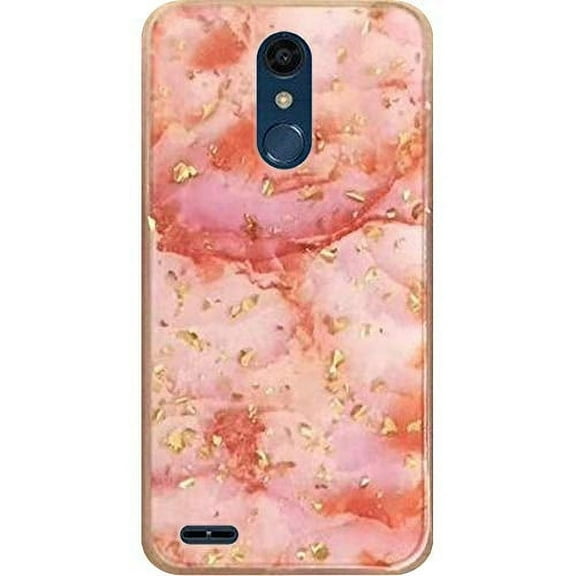 GSA Marble Glitter Case for LG Lg K10 2018, K30, Harmony 2 - Pink