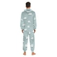 thumbnail image 4 of FORMRS Onesies Pajama for Adults Unisex Hoodie Winter Jumpsuit One Piece Sleepwear, Sizes S-2XL, Simple Sheep Pattern, 4 of 7