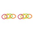 thumbnail image 2 of Guardurnaity 4 piezas vestido collar estilo bohemio cuentas pulseras colorido Boho decoración mano cadena tobillera joyería disfraz fiesta Pulsera 2piezas, 2 of 6