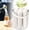 White, variant on 10×9 Long Strip Ice Stick Mold, Easy Release Ice Wine Tray for Bartenders Home Parties, Slim Ice Maker Fits Juice & Beverage Bottles-Green